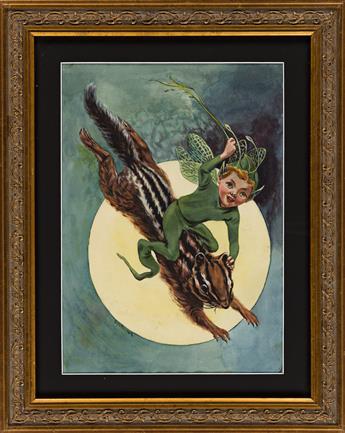 E.M.K. (active early 20th century) The Elfin Chipmunk Express. [CHILDRENS]